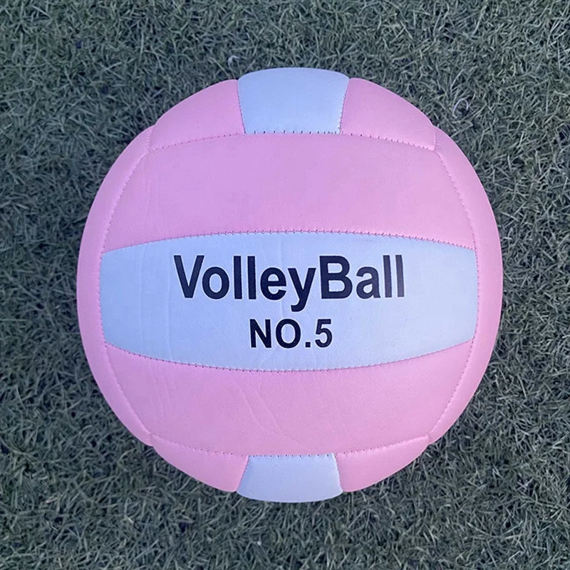 Macaron - Colored No.5 Volleyball, Thickened 2.7: Machine - Sewn, Soft, Wholesale for Student Training/Competition