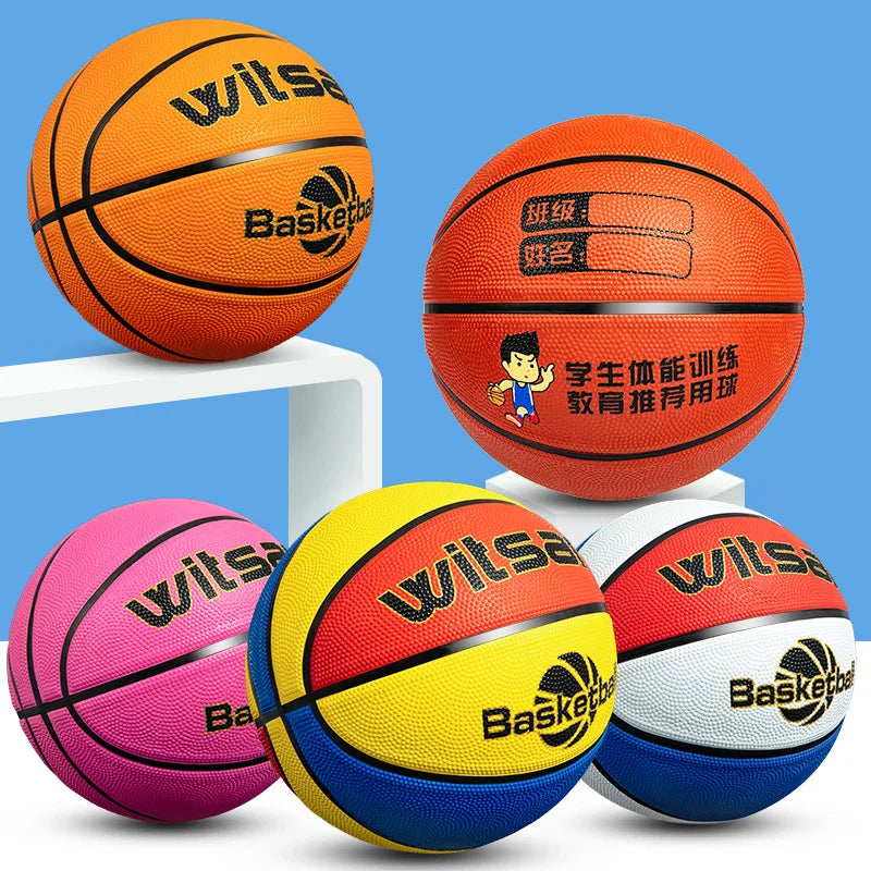Basketballs in Sizes 7 - 6 - 5 - 4 - 3, Custom - Made for Juvenile, Children, and Kindergarten Training