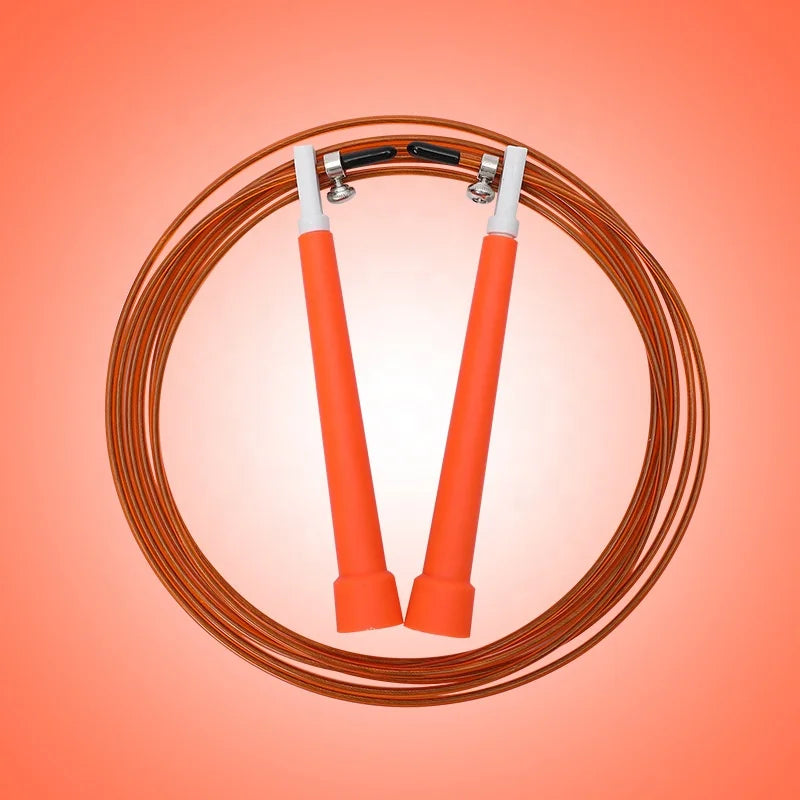 Weight Loss Racing Wire Jump Rope with Double Bearings for All Genders