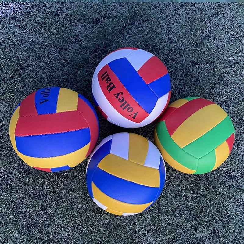 Macaron - Colored No.5 Machine - Sewn Volleyball: 2.7 Thickened, Soft, Wholesale for Student Training