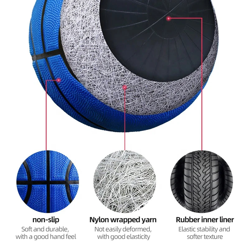 Sizes 3 - 7 Custom Basketballs for Training, Children & Juveniles