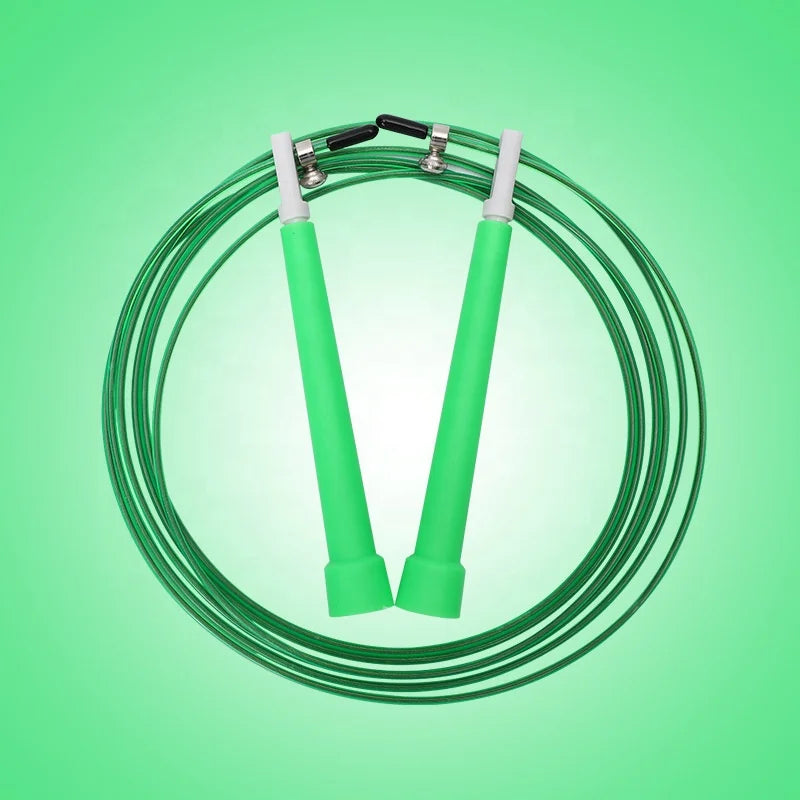 Weight Loss Racing Wire Jump Rope with Double Bearings for All Genders
