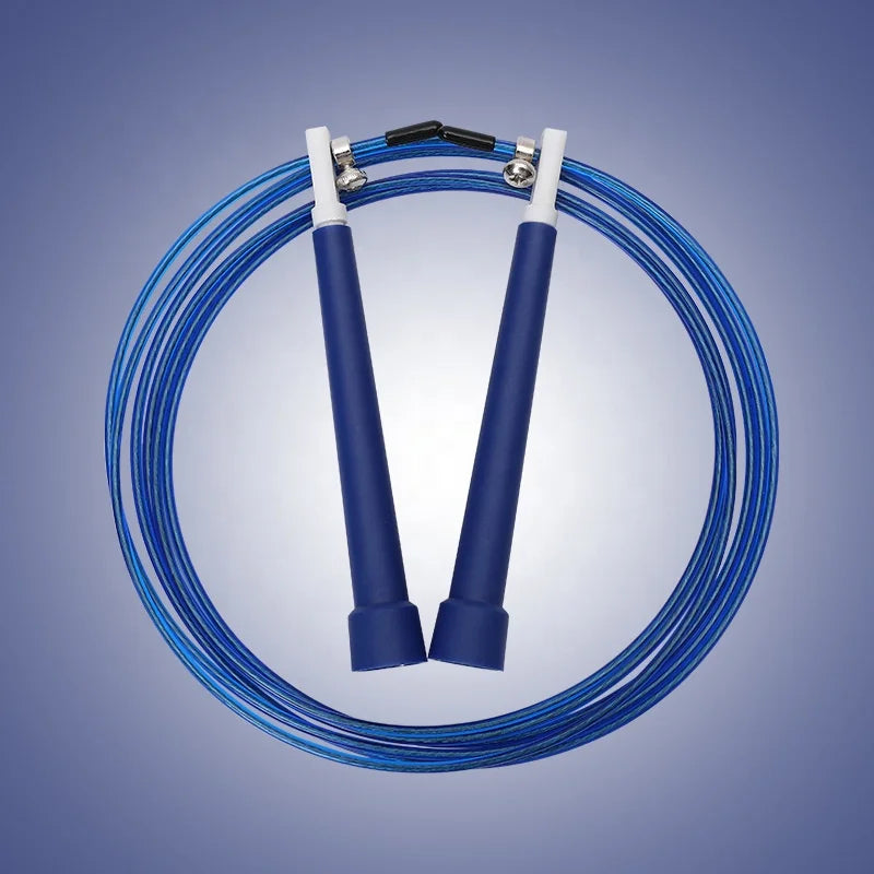 Weight Loss Racing Wire Jump Rope with Double Bearings for All Genders